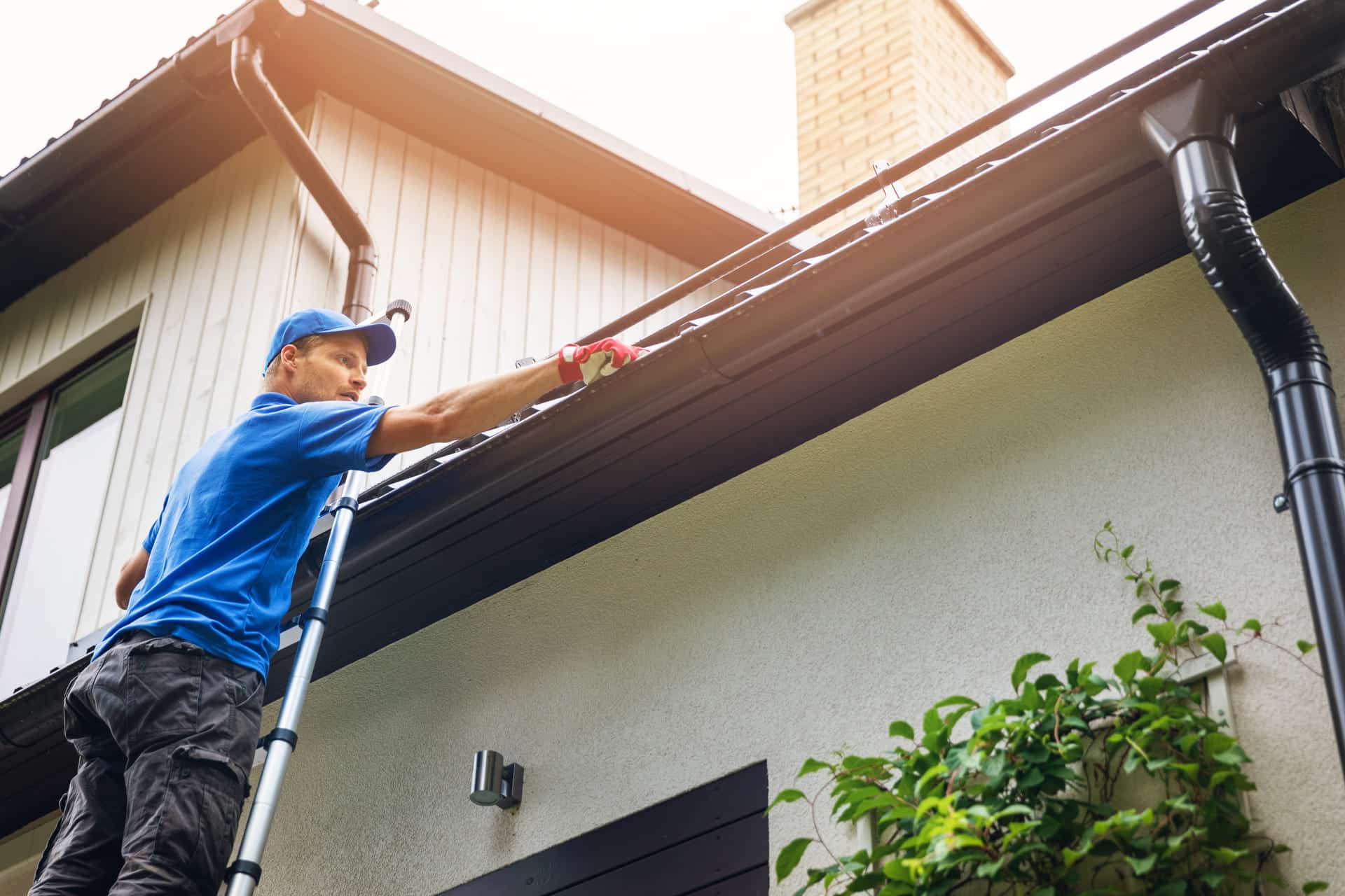 Gouttières Prestige installées sur une résidence unifamiliale.